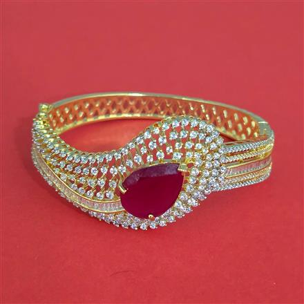 Cz Openable Kada With 2 Tone Plating