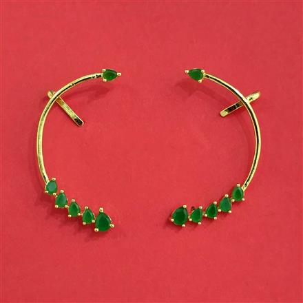 Cz Earcuff With Gold Plating