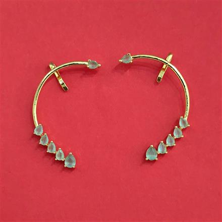 Cz Earcuff With Gold Plating