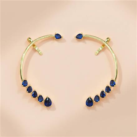 Cz Earcuff With Gold Plating