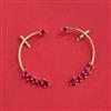Cz Earcuff With Gold Plating