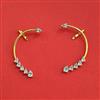Cz Earcuff With Gold Plating