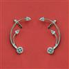Cz Earcuff With Rhodium Plating