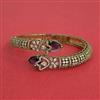 Cz Openable Kada With Mehndi Plating