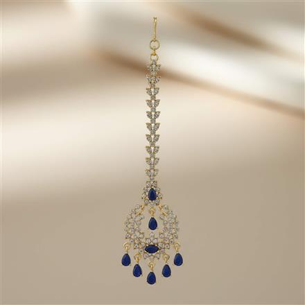 Cubic Zirconia Classic Kada With Mehndi Plating