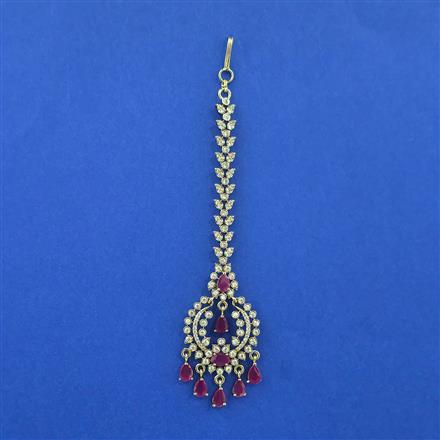 Cubic Zirconia Classic Kada With Mehndi Plating