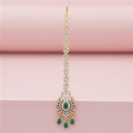 Cz Delicate Tikka With 2 Tone Plating