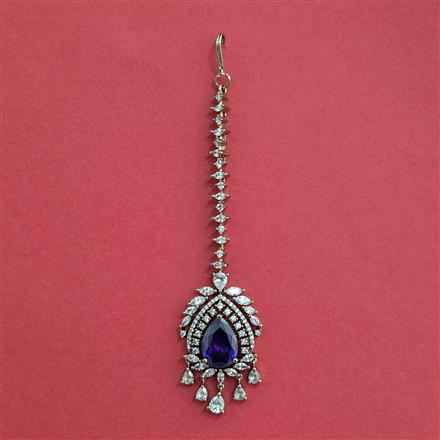 Cz Classic Tikka With Mehndi Plating