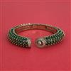 Cz Openable Kada With Mehndi Plating