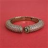 Cz Openable Kada With Mehndi Plating