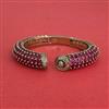 Cz Openable Kada With Mehndi Plating