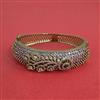 Cz Openable Kada With Mehndi Plating