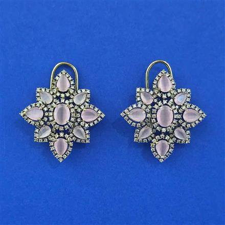 Cubic Zirconia Tops With Mehndi Plating