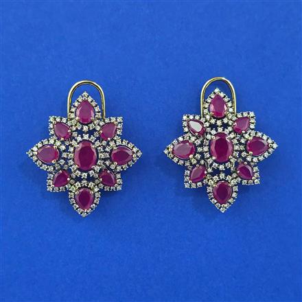 Cubic Zirconia Tops With Mehndi Plating