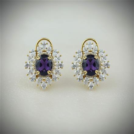 Cubic Zirconia Tops With Mehndi Plating