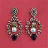 Cz Classic Earring With Mehndi Plating
