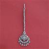 Cz Classic Tikka With Mehndi 2 Tone Rhodium Plating