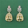 Cz Jhumki With 2 Tone Plating