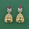 Cz Jhumki With 2 Tone Plating