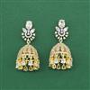 Cz Jhumki With 2 Tone Plating