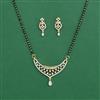 Cz Classic Mangalsutra With 2 Tone Plating