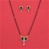 Cz Delicate Mangalsutra With 2 Tone Plating