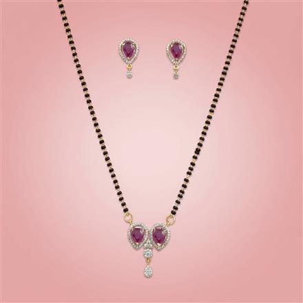 Cz Delicate Mangalsutra With 2 Tone Plating