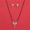 Cz Delicate Mangalsutra With 2 Tone Plating