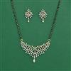 Cz Classic Mangalsutra With 2 Tone Plating
