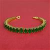 Cz Openable Bracelet With Gold Plating