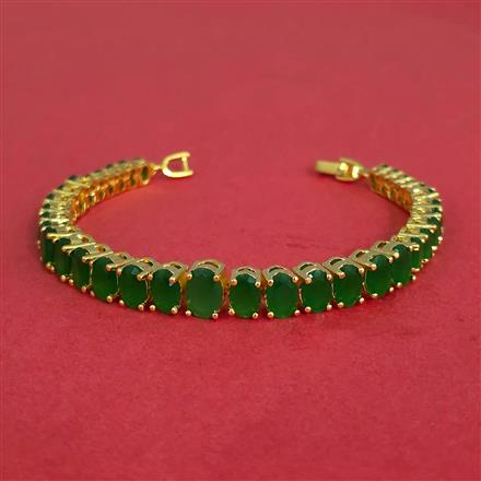 Cz Openable Bracelet With Gold Plating