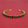 Cz Openable Bracelet With Gold Plating
