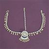 Cz Classic Damini With Rhodium 2 Tone Plating
