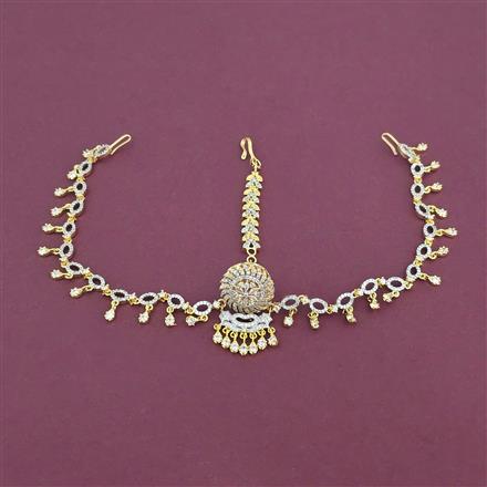 Cz Classic Damini With 2 Tone Rhodium Plating