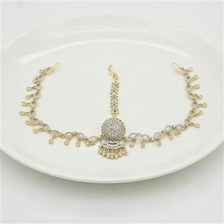 Cz Classic Damini With 2 Tone Rhodium Plating