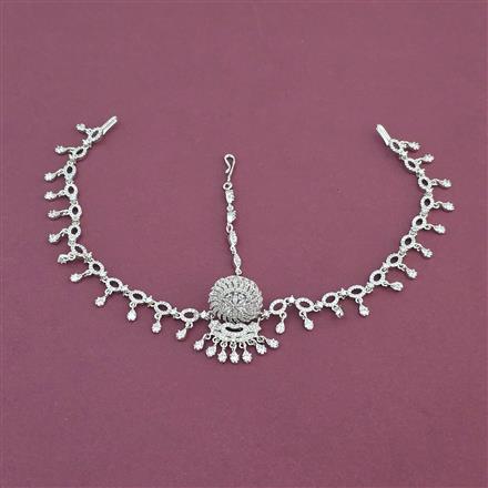 Cz Classic Damini With 2 Tone Rhodium Plating