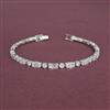 Cz Openable Bracelet With Gold Rhodium Plating