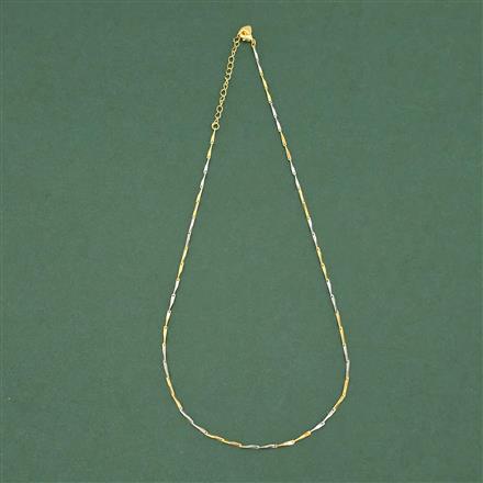 Cz Classic Chain With 2 Tone Plating