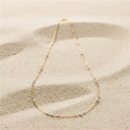 Cz Classic Chain With 2 Tone Plating