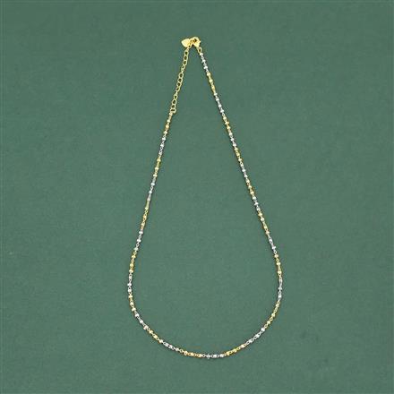 Cz Classic Chain With 2 Tone Plating