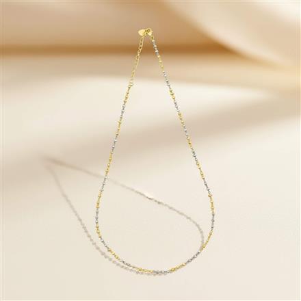 Cz Classic Chain With 2 Tone Plating