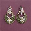 Cz Classic Earring With 2 Tone Plating