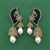 Cz Classic Earring With Mehndi Plating
