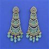 Cz Classic Earring With Mehndi Plating