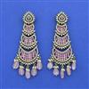 Cz Classic Earring With Mehndi Plating