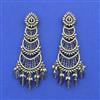 Cz Classic Earring With Mehndi Plating