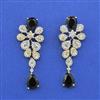Cz Classic Earring With 2 Tone Plating