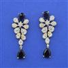 Cz Classic Earring With 2 Tone Plating