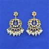 Cz Moti Earring With Gold Plating