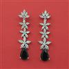 Cubic Zirconia Classic Earring With Rhodium Plating